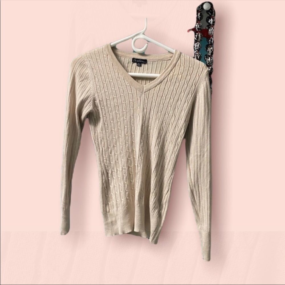 CHOCOLATE | 3/$15 Beige Long Sleeve